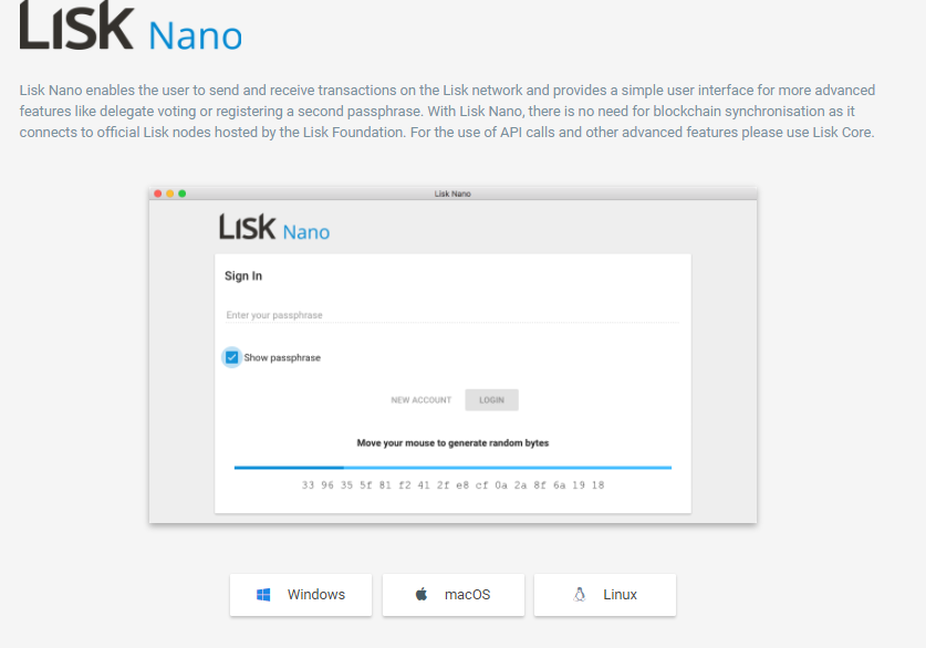 crypto desktop wallets lisk